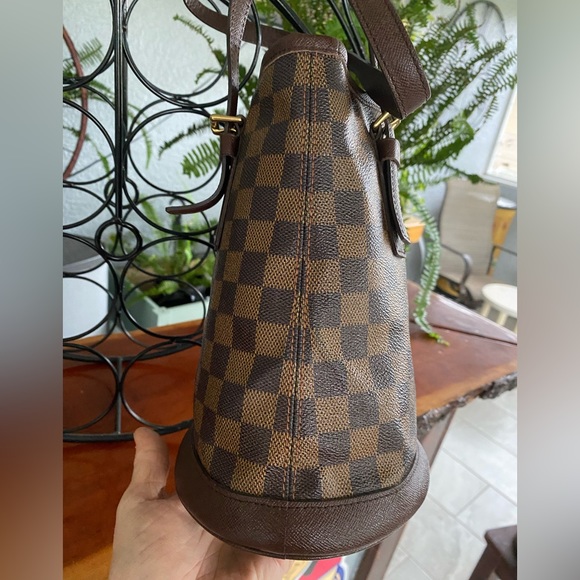 Authentic Louis Vuitton Damier Ebene Bucket Bag With COA - Picture 4 of 16